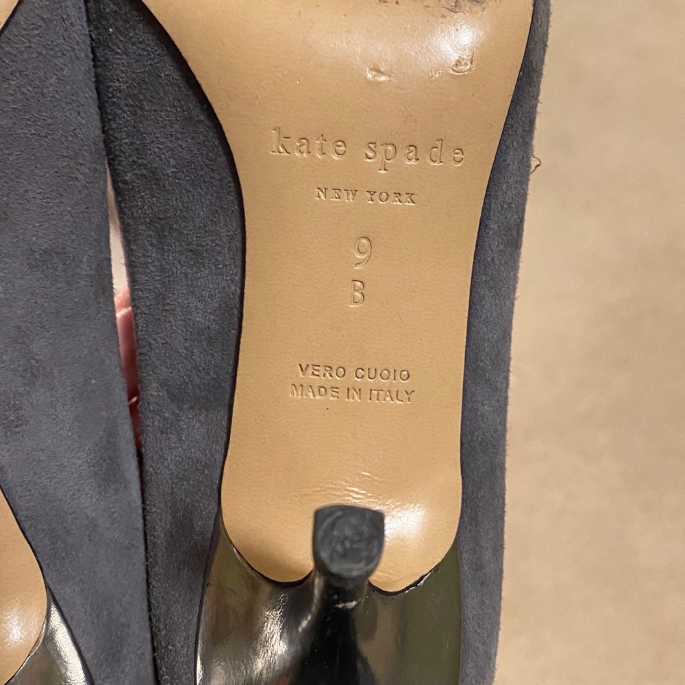 Kate Spade Elegant Gray Heels - Picture 5 of 7